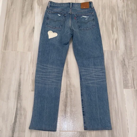 Levi’s 150 Yr. Ann. Selvedge Capital E 501, XOXO Collab., 28x30, EUC, $225 MSRP - Picture 8 of 13